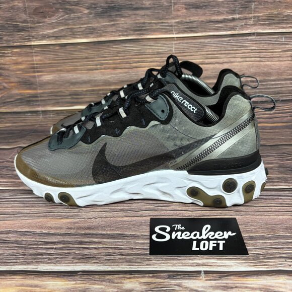 Nike‎ React Element 87 Anthracite Black Men\'s Athletic Shoes Size 11 main image 6
